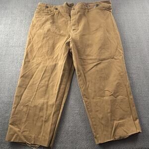 Wah Maker Pants Adult Size 52W Tan Heavyweight Western Workwear Casual Men's